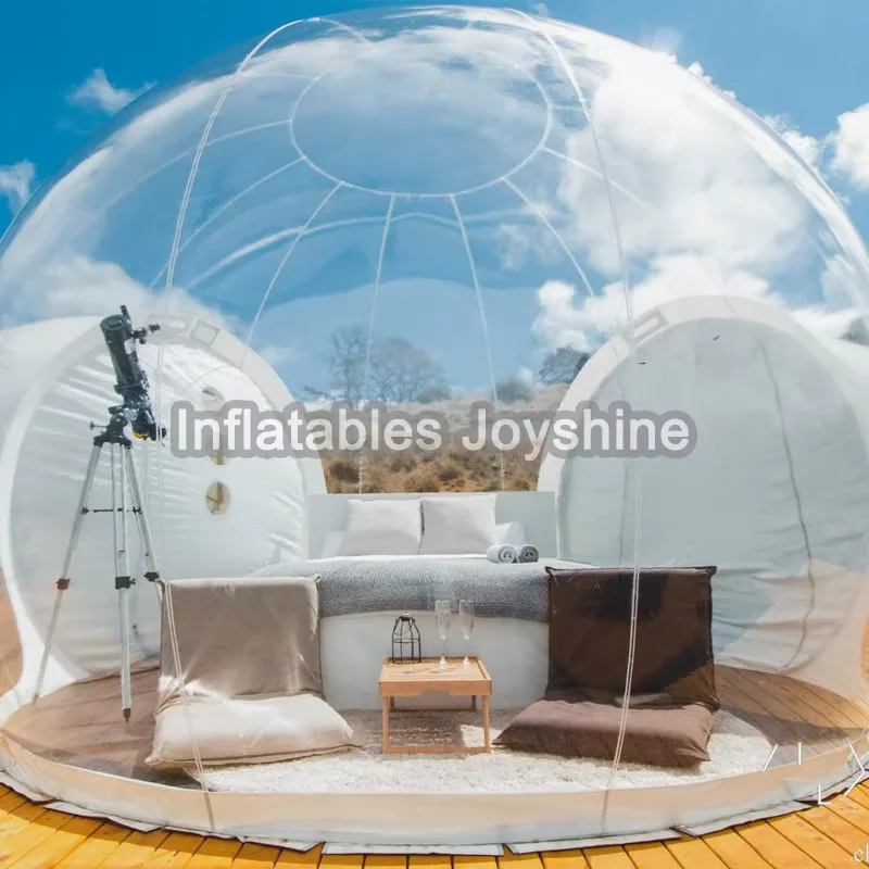 Tente gonflable à bulles d'air, jouet, camping en plein air, maison breton, lodge