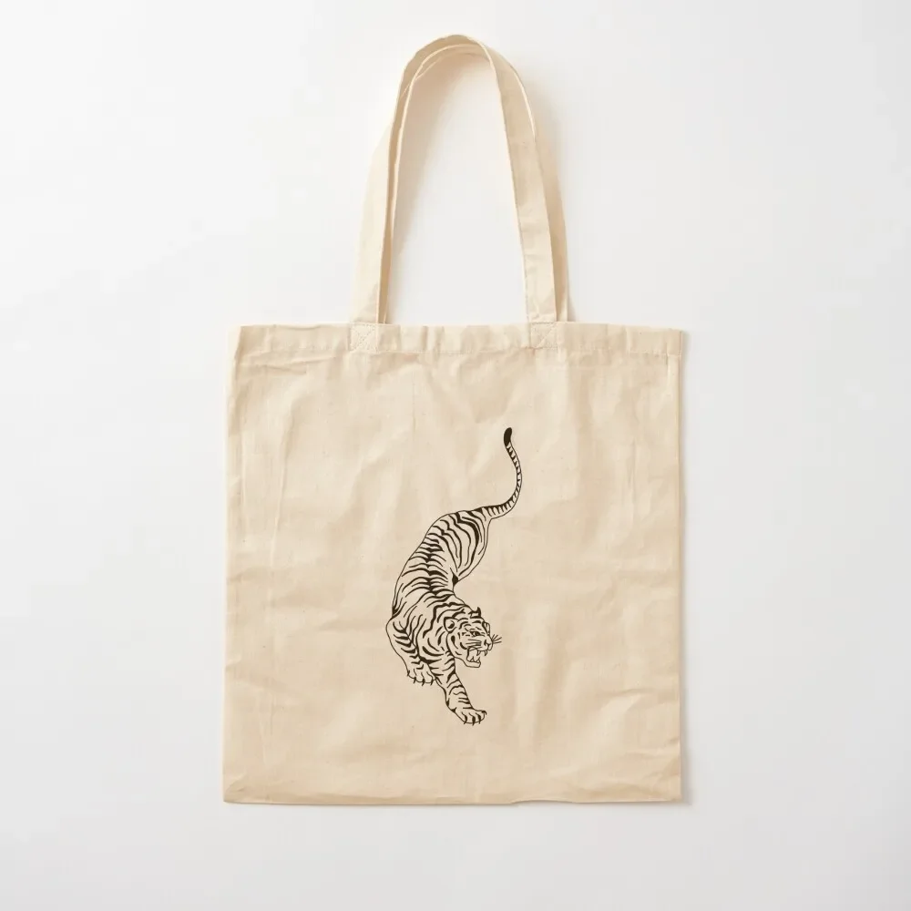 

Tiger Tote Bag ecological bags shopper bag women canvas tote bag woman tote bags men