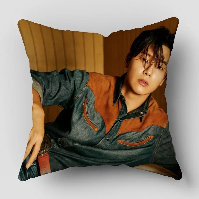 Funda de almohada Kang Min Hyuk, funda de almohada decorativa de tela para boda, accesorios de Año Nuevo, funda de almohada 40X40,45X45cm 7,11WJY