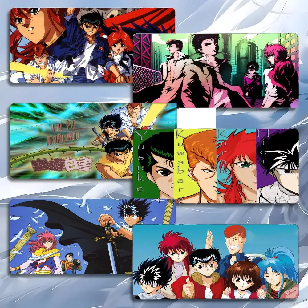 Y-YuYu Hakusho Anime Classic Mouse Pad Mousepad Large Gaming LockEdge Thickened PC Table Desk Mat