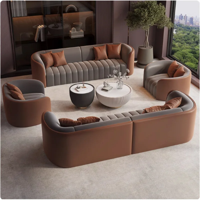 

custom.Luxury Executive Office Sofa Comfortable Business Lounge VIP Reception Meeting Room Sofa