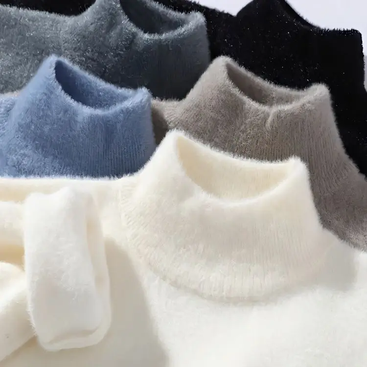 

Sweaters men 2025 winter korean style mens warm sweater O-neck men sweaters autumn Men's wool pullovers men full size M-XXXL