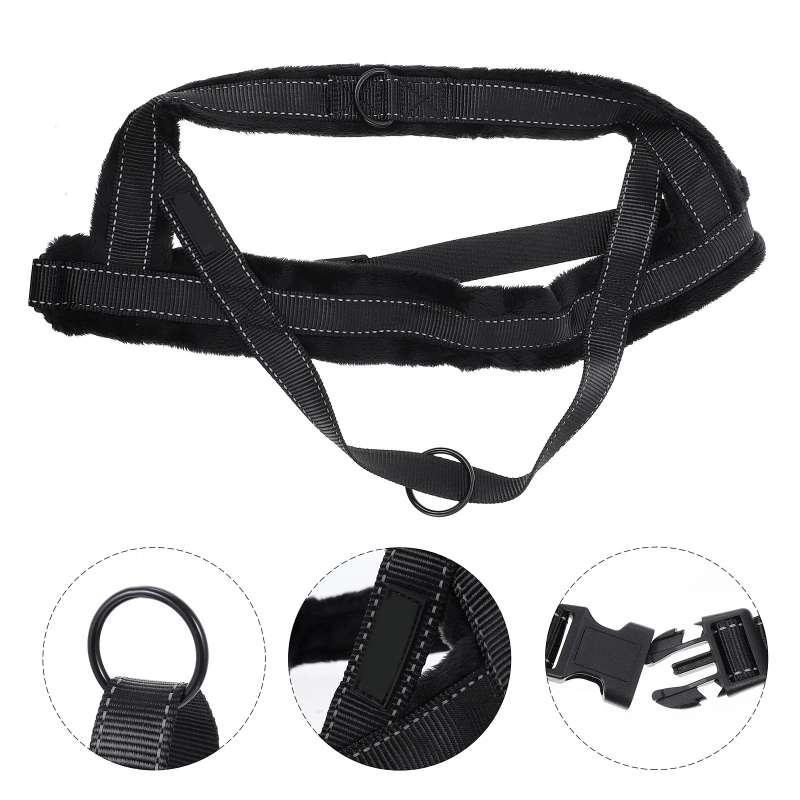 

1Pcs Dog Harness Nylon Soft Comfortable Breathable Chest Strap Pet Vest Outdoor Walking Running Hiking Harness