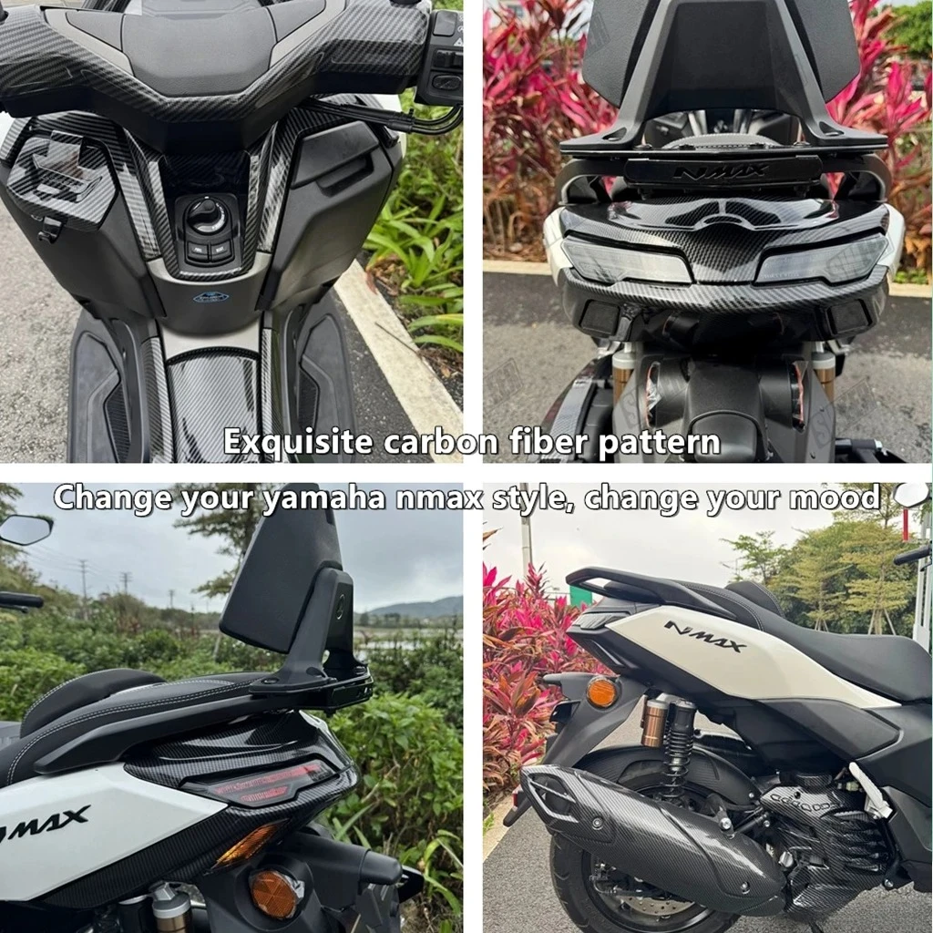ヤマハ-nmax155-v3-2025-2026用-オートバイアップグレード保護シェル-カーボンファイバー装飾カバー