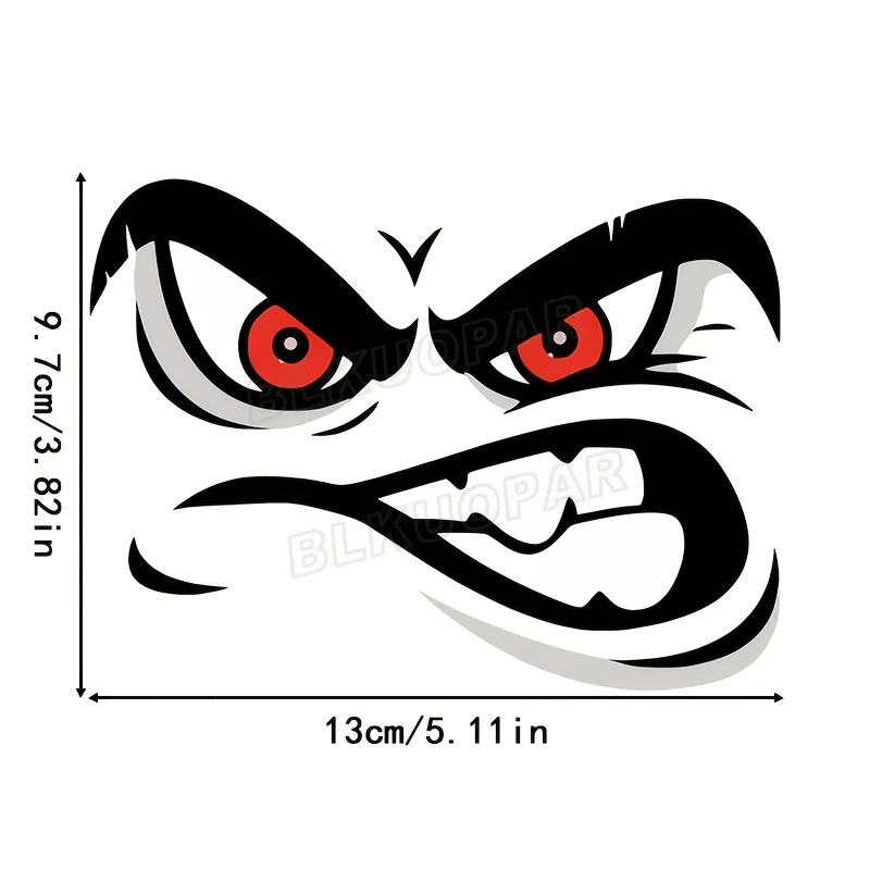 5.1Inch Red Eye Automobile Sticker