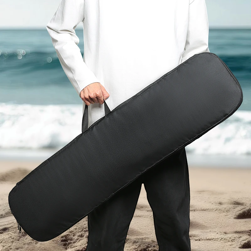 Black Wear-Resistant Waterproof Three-Section Paddle Storage Tote Bag Sup Inflatable Paddle Board Paddle Protection Bag Kayak Canoe Split Paddle Portable Storage Equipment Bag view 5