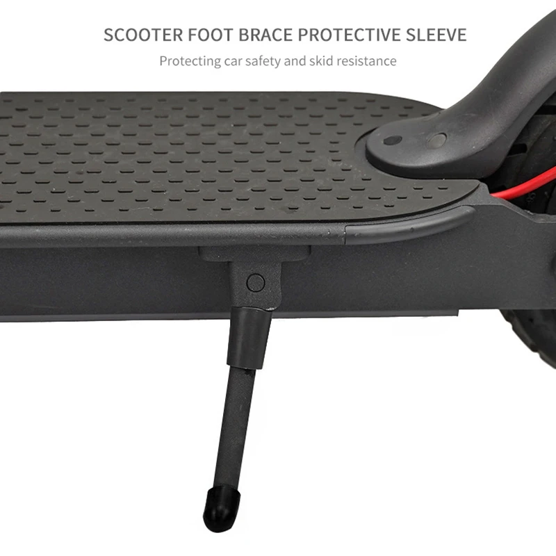 Juste de support de pied en silicone pour scooter électrique, manchon noir pour Ninebot Es2 Es4 Millet Xiaomi M365 et M365 Pro, 6 pièces