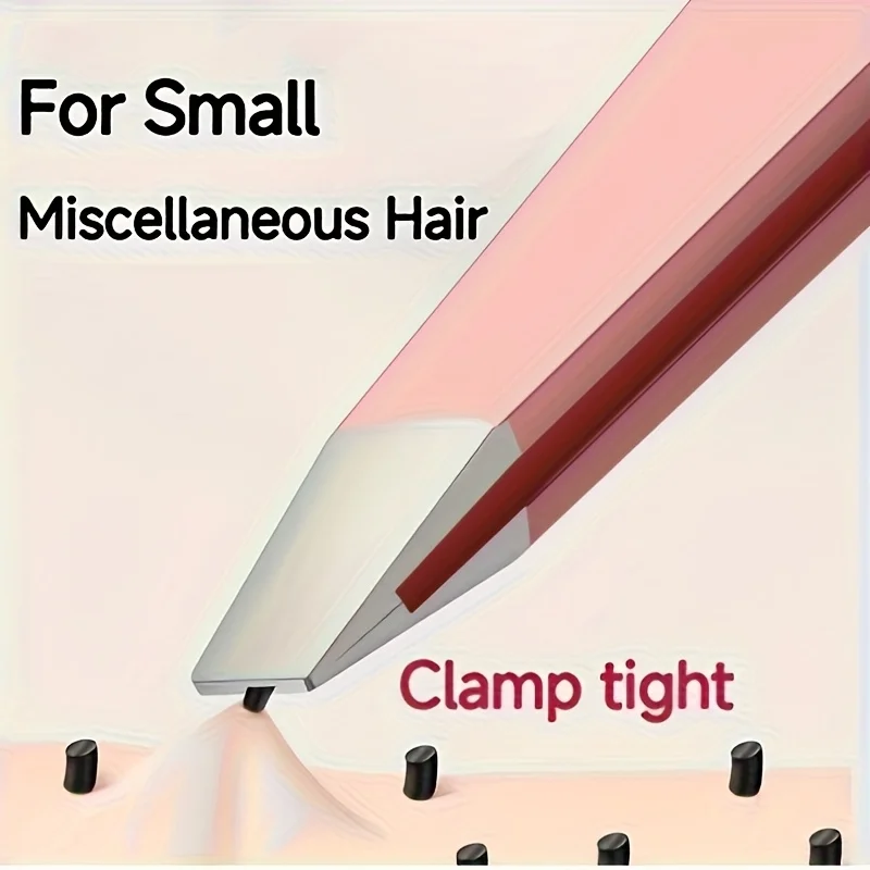 Pince à sourcils de précision avec pointes pointues ultra-minces et poignée antidérapante, outil d'épilation manuel en acier inoxydable pour sourcils