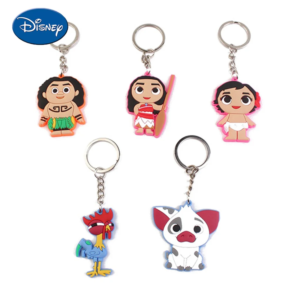 Disney Moana Cartoon Keychain Fashion Personalized Bag Hanging Jewelry Men Women Jewelry Holiday Gift Toys Couple Gift