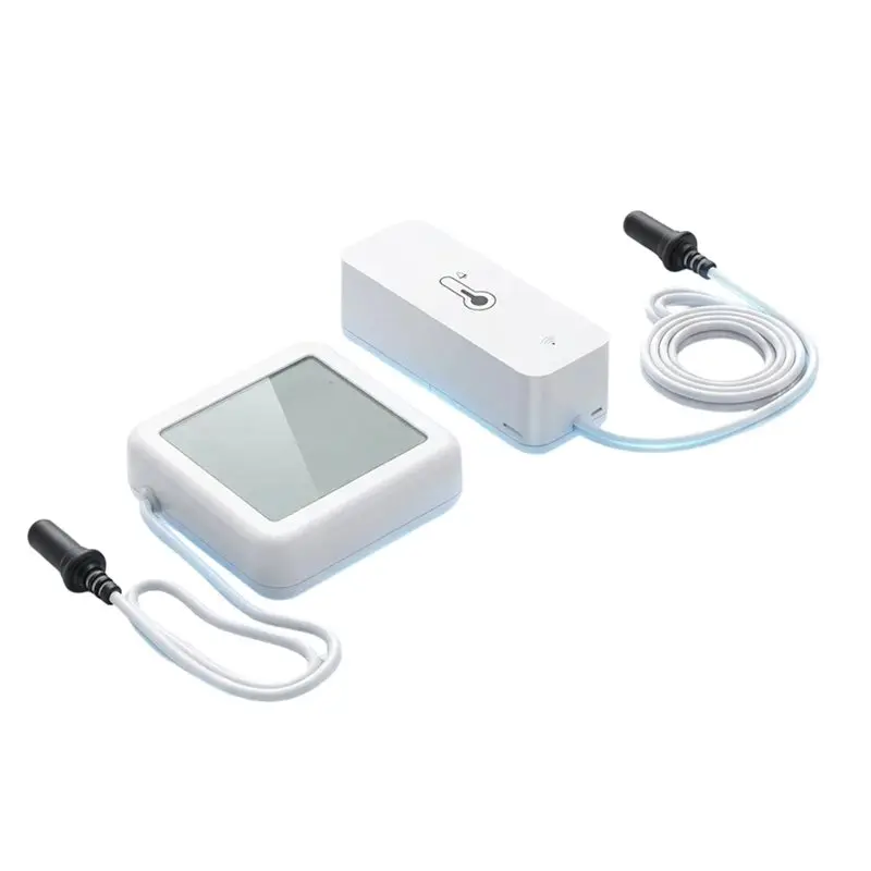 

Новинка! Датчик температуры и влажности Tuya Wi-Fi с внешним датчиком, цифровым ЖК-экраном и управлением через умное приложение.