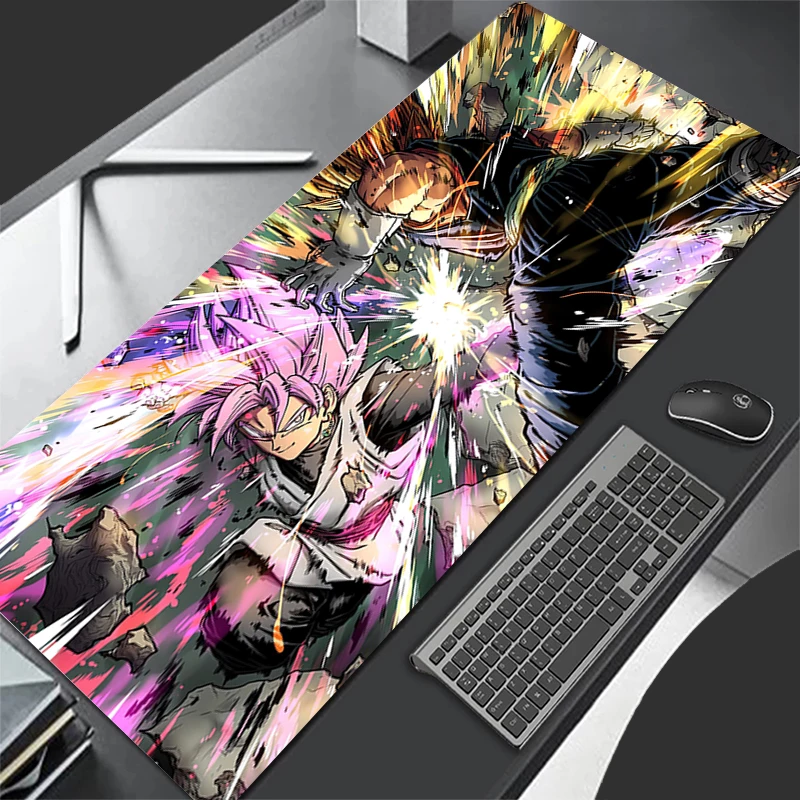 

Mouse Pad Multi Size Gamer Keyboard Pad Dragon Balls Desk Mats Cool Goku Extended Mausepad Office PC Gaming Accessories Mousepad