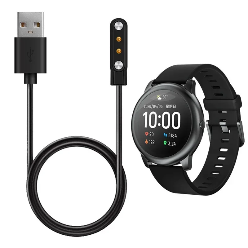 Cavo di ricarica rapida per Xiaomi Haylou Solar RT LS05/Ticwatch GTX CXB01/YAMAY SW022 Adattatore di alimentazione Imilab kw66 Smart Watch