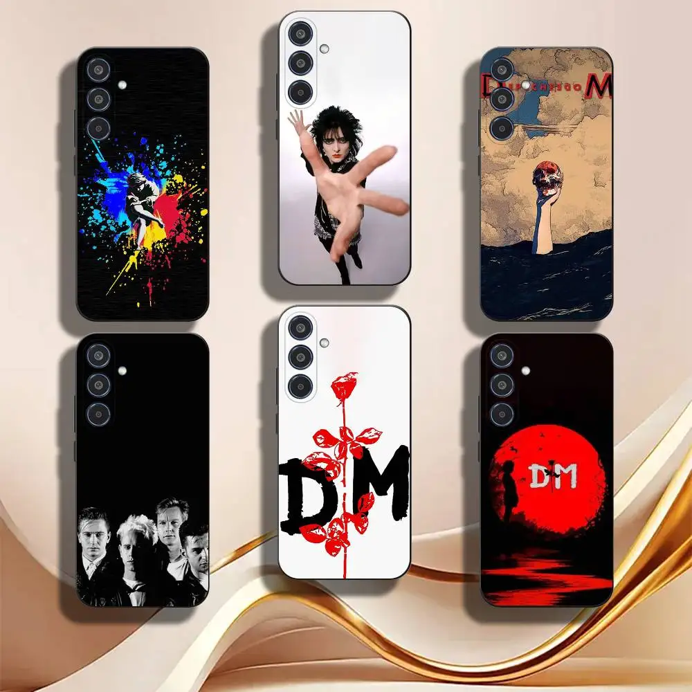 D-Depeche-Mode Band Phone Case For Samsung Galaxy A12 13 Note 10Pro 20Ultra A20 21 30 31 40 41 A71 72,Matte Soft Back Cover