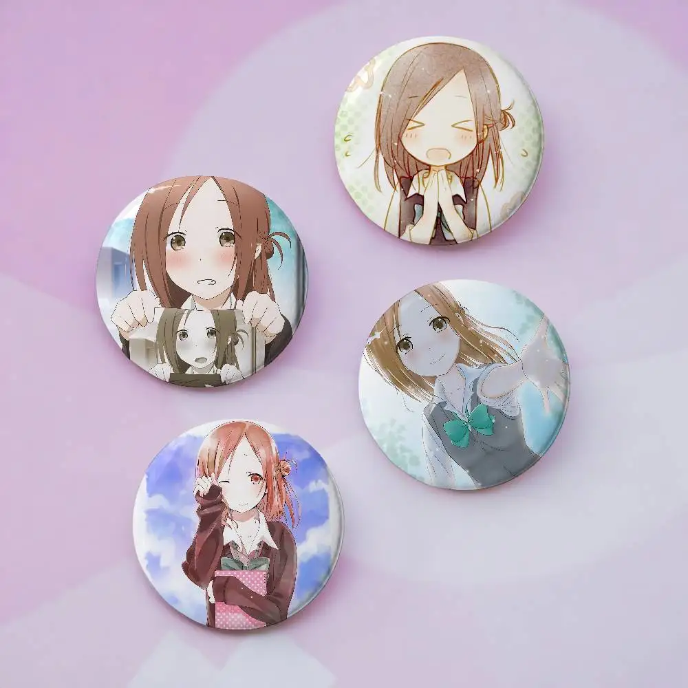 Anime One Week Friend Brooches Stylish Ornament Pins Exquisite Round Badge Bag Accessories Jewelry Gifts