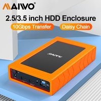 MAIWO HDD Case 2.5''/3.5'' SATA to USB 3.0 Hard Drive Enclosure for SSD Disk HDD Box USB C 3.1 Case HD External HDD Enclosure