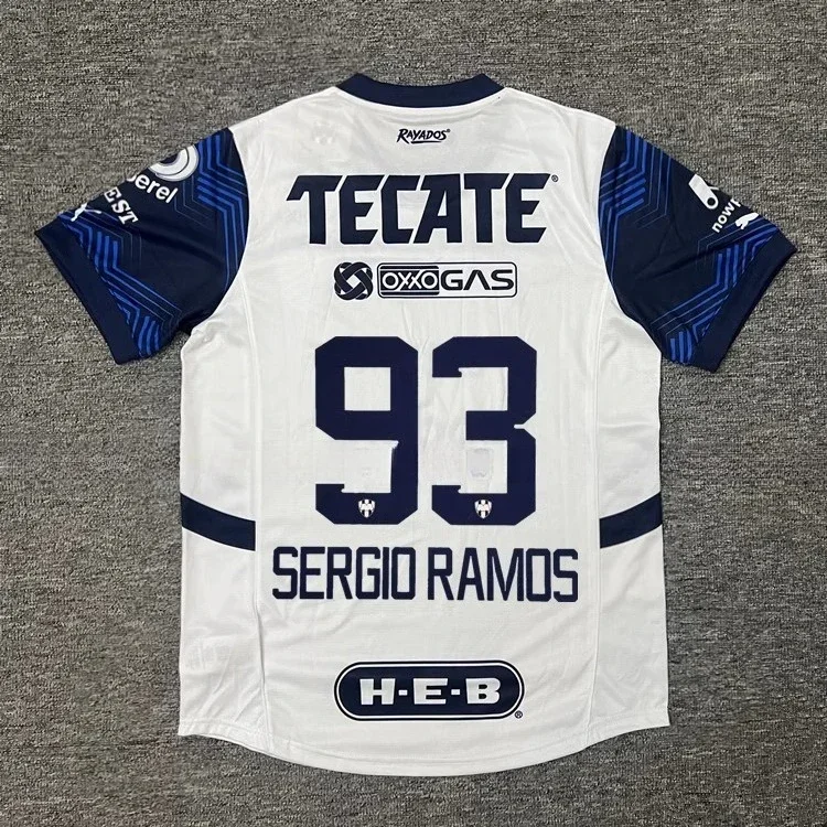 Najlepiej sprzedająca się nowa koszulka piłkarska Monterrey z nadrukiem 3D dla mężczyzn i kobiet, szybkoschnąca koszulka, oddychający T-shirt.