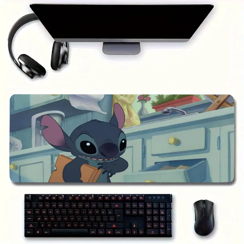 Anime S-Stitch MINISO MousePad Large Mouse pad for home office Waterproof desk pad Computer Mousepad Keyboardpad gaming Mousepad