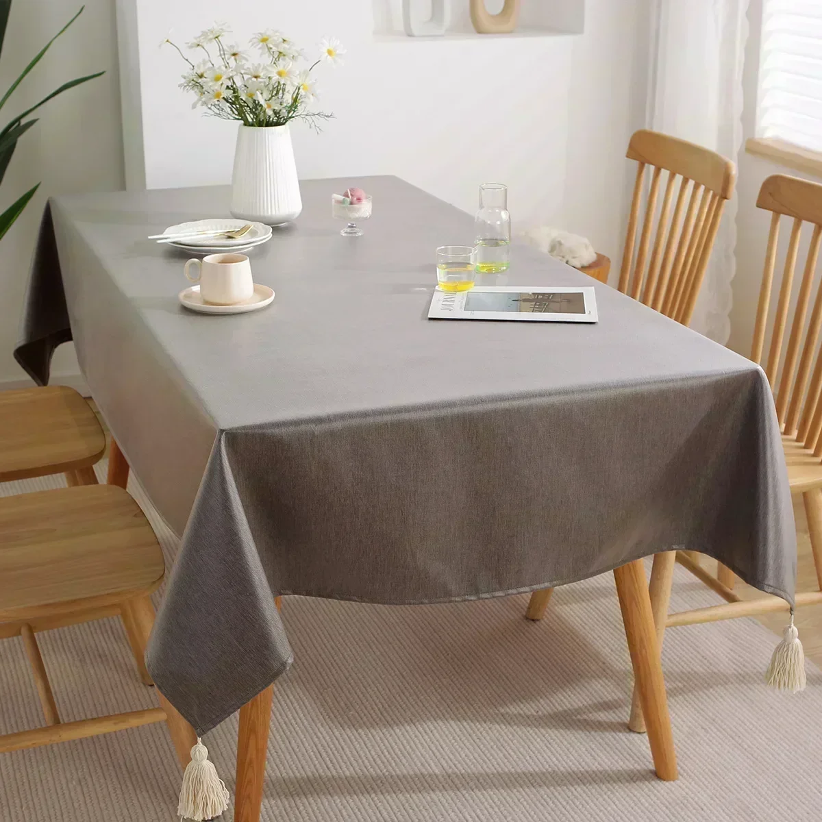 

Waterproof, oil-proof, non-washable, non-washable tablecloth,heat-insulating table mat golden68