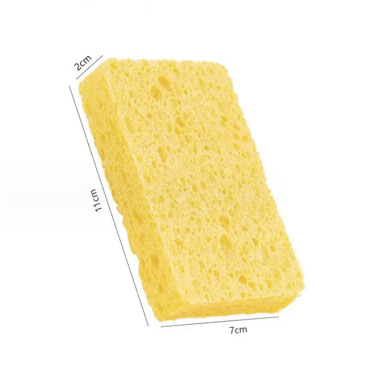 Wood Pulp Cotton Soft Dishwashing Sponge Scouring Pad Household Brush Pot Dishwashing Block Kitchen Cleaning S1504