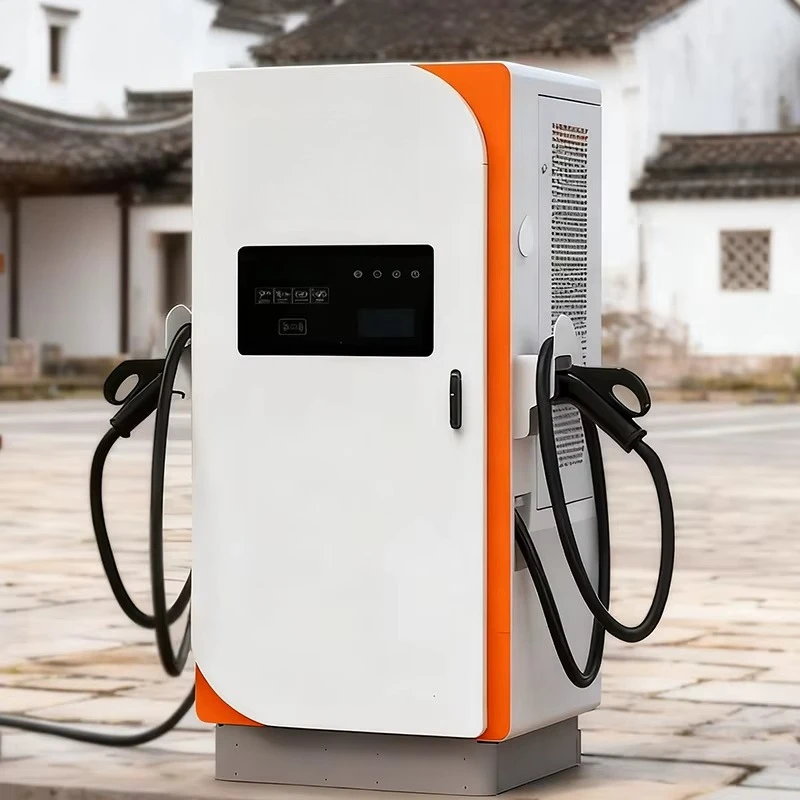 120kw DC*1 OCPP Fast Car EV Charger Station New Energy Charging Pile with CCS2 Dual Guns Floor-Mounted Charging Piles
