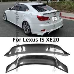 For Lexus IS E2 2nd generation R Style Carbon fiber Rear Spoiler Trunk wing 2005-2013 FRP honeycomb Forged