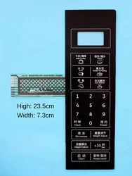 For Grants P70F20CL-DG(B0) Microwave Oven Panel Button Membrane Switch