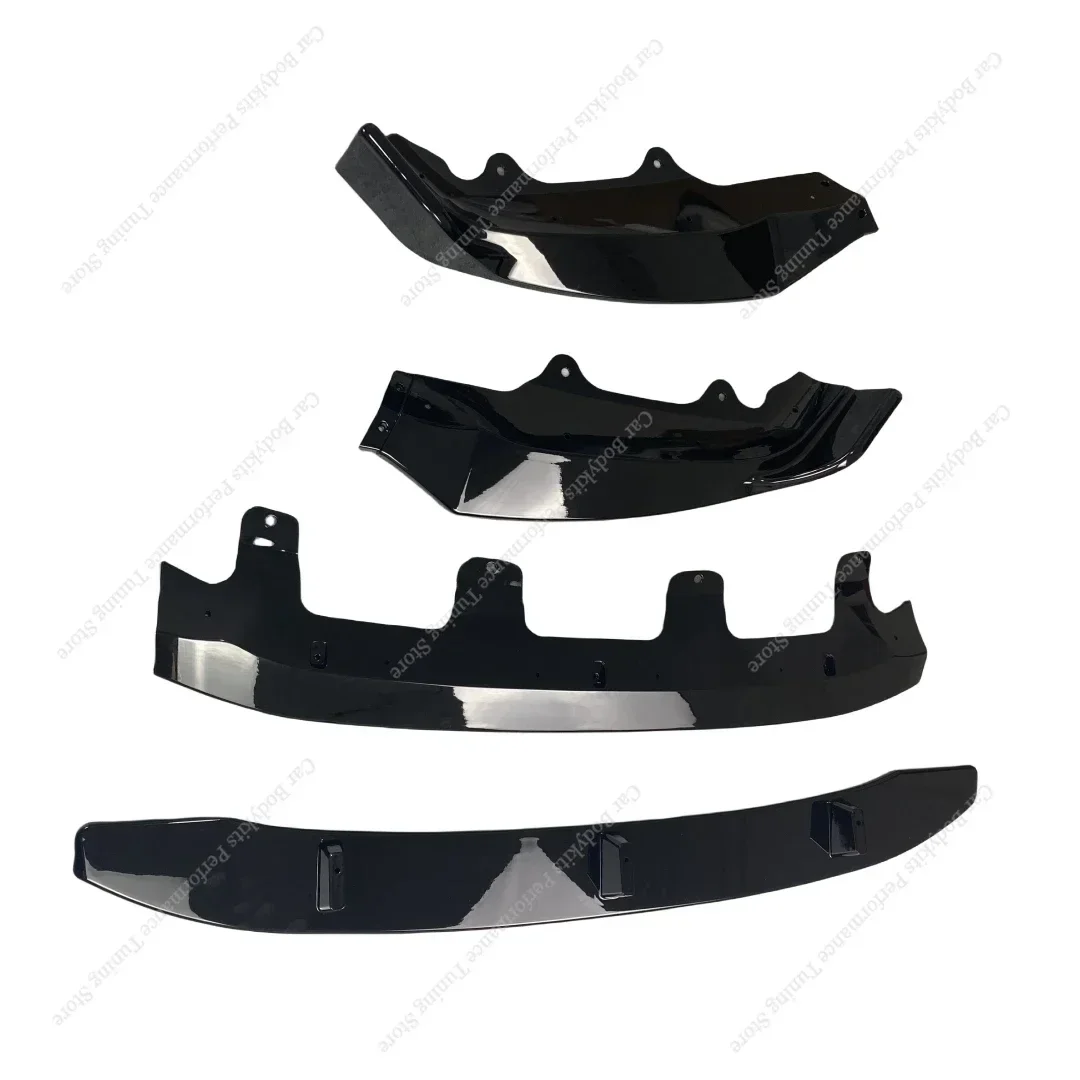 For BMW X5 F15 Front Bumper Splitter Lip Spoiler Diffuser&Foglamp Canards Trim  M50i M50d X5 M Sport Bodykits 2013-2018 Tuning