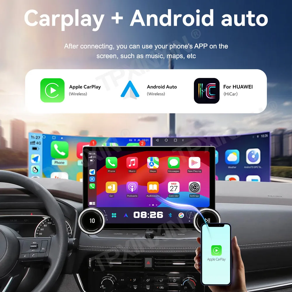 For Nissan X-Trail T33 2021~2026 Android Auto with Carplay Car