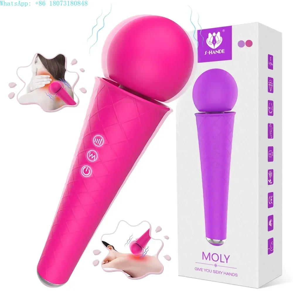 Hot Sale Handheld Cone shape head eye face scalp massager 9 vibration fitness massage products