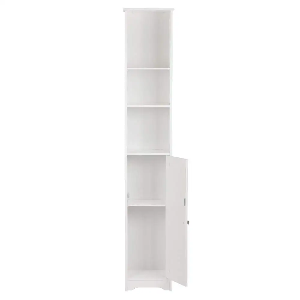 

Tall Bathroom Floor Cabinet, Multifunctional Freestanding Storage Cabinet With Door, Narrow Slim Pantry Storage For Bathroom,