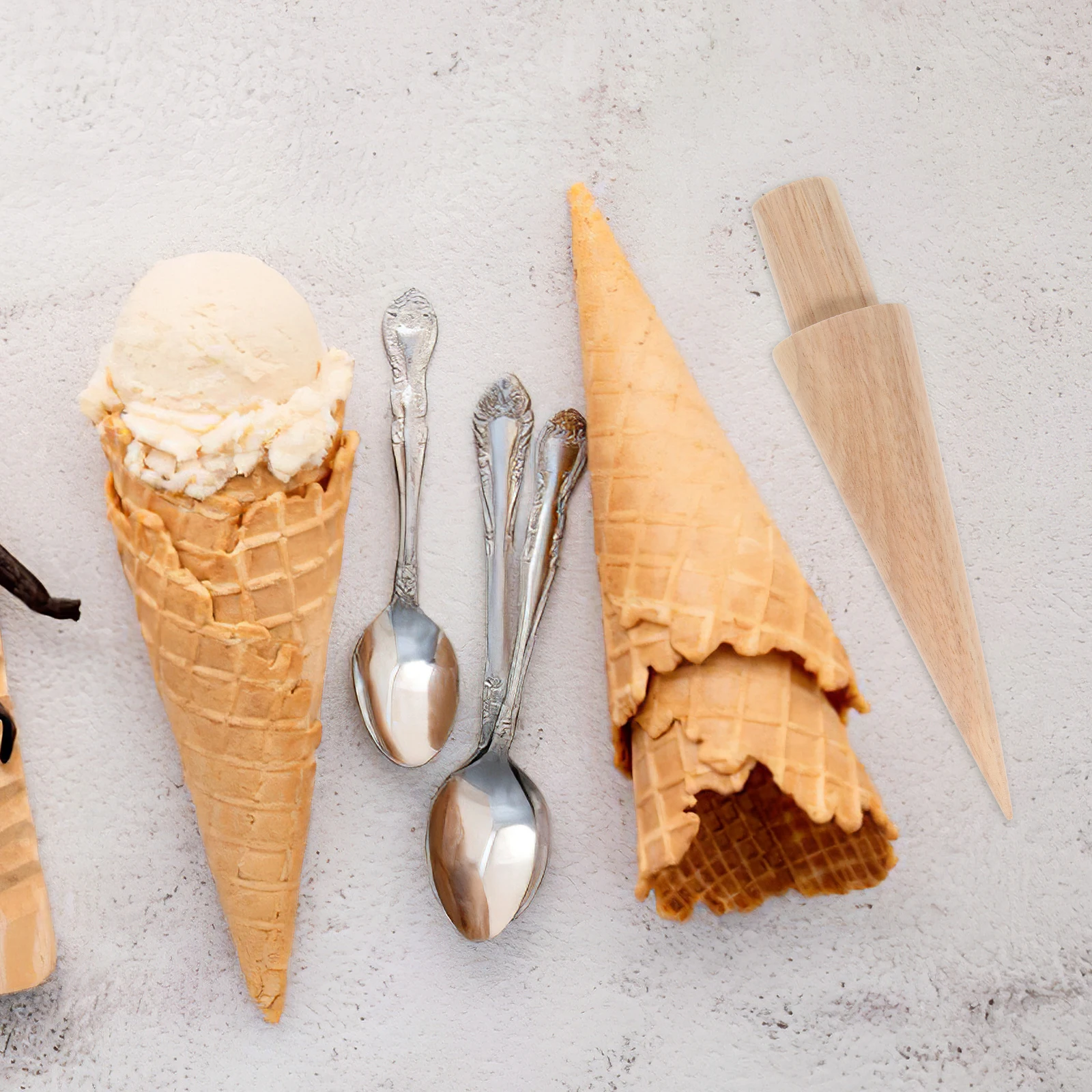 

Ice Cream Cone Maker Egg Roll Mold Ergonomic Handle Comfortable Operation Long Lasting Kitchen Accessory