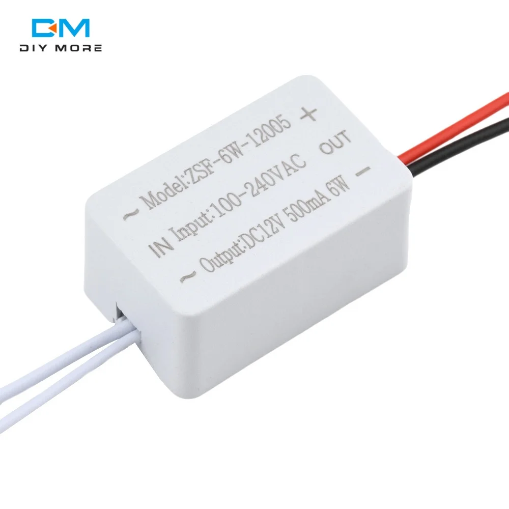 AC 100-240V To DC 12V LED Driver Lighting Transformer 6W 12W 18W 24W 36W 48W 60W For Strip Home Improvement Power Supply Adapter