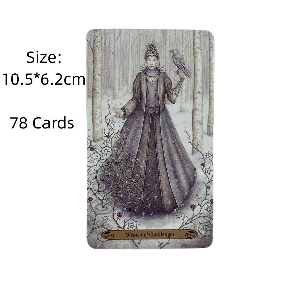 غابة ساحرة التارو أوراكل بطاقات الإنجليزية PDF دليل الجدول سطح السفينة مجلس لعبة حفلة اللعب Ca