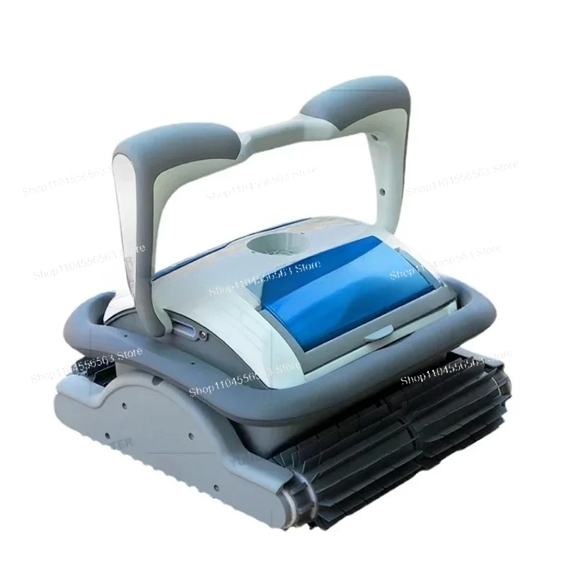 Robot Limpiafondos Automático HJ3042 con Cesta Filtrante de Gran Capacidad y Cable de 30 Metros para Piscinas Enterradas y Elevadas