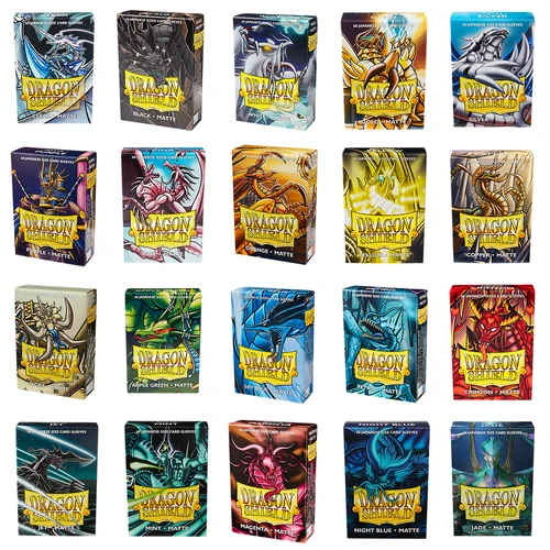 Dragon Shield 60 unids/caja YGO fundas para tarjetas de juego para Yu-Gi-Oh japonés tamaño pequeño MINI funda protectora para tarjetas de juego de mesa