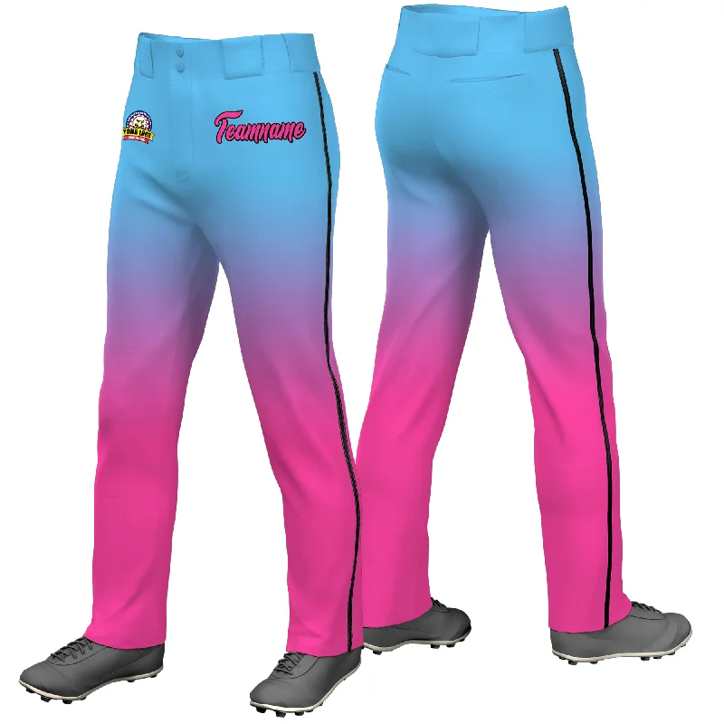 

Custom Baseball Pants Blank Anti - Wear Sports Pants Customized Personalized Logo Stylish Gradient Men Women Baseball Pants