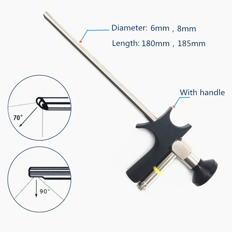 Endoskop HD instrument kamera endoskopowa 6mm 8mm / 0 90 70 stopni sprzęt do endoskopii