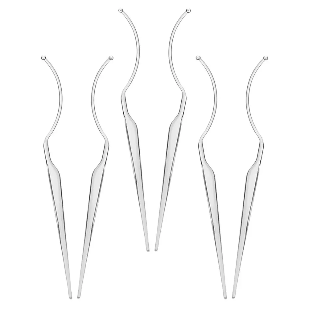 Palos de exhibición de pestañas postizas, soporte acrílico reutilizable, herramienta de almacenamiento para exhibición de pestañas, herramienta aplicadora de pestañas, 6 uds.