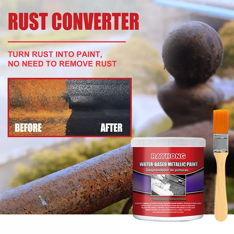 100g Car Anti-rust Rust Remover Multi Purpose Paste Chassis Rust Inhibitor Converter Repair Iron Metal Surfaces Maintenance