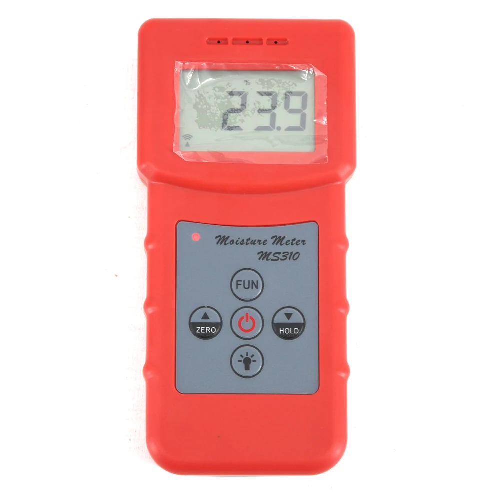 

MS310 Portable Digital Inductive Moisture Meter Tester Textile Inductive Woodwork Furniture Timber Paper Carton Concrete Moistur