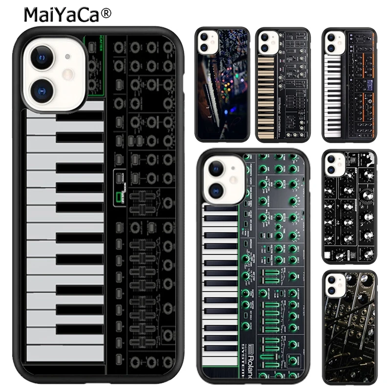 Synth Synthesizer Pattern Phone Case For iPhone 16 15 14 plus XR XS 11 12 13 pro max Shell Cover coque