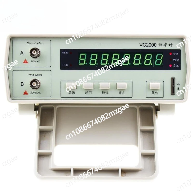 VC3165 High Resolution Counter 2.4GHz Antenna Analyzer 8-Digit LED AC/DC Digital Benchtop Frequency Meter
