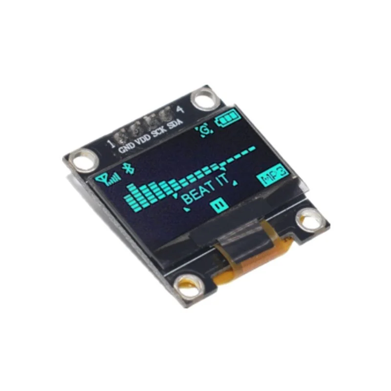 SAMIROB 0.96 Inci OLED SSD1306 Putih/Biru/Kuning 128X64 IIC I2C Modul Tampilan Serial 12864 Papan Layar LCD untuk Arduino
