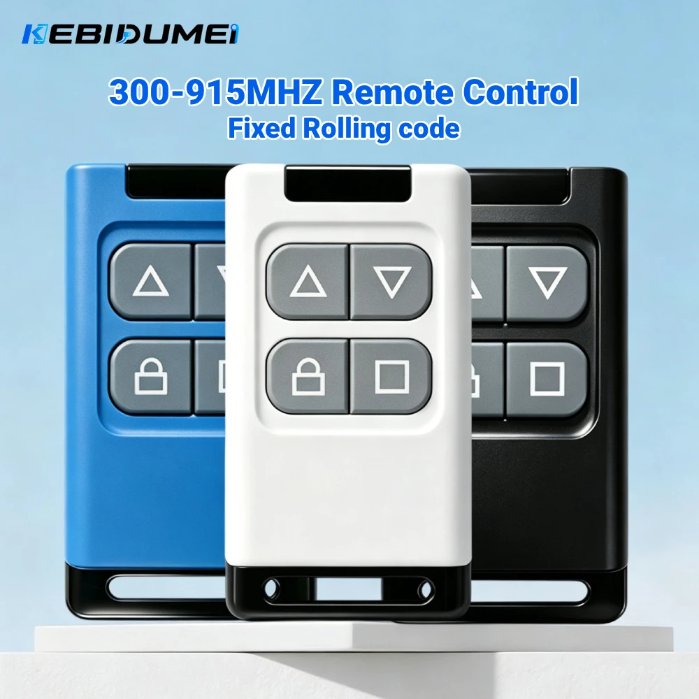 KEBIDUMEI 300-915Mhz Copy Code Clone Remote Control RF Duplicator for Automatic Door Garage Retractable Door Electric Door