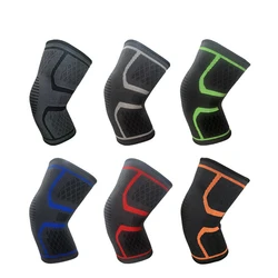 1PCS Fitness Running Cycling Knee Support Braces Elastic Nylon Sport Compression Knee Pad Sleeve for Basketball Volleyball
