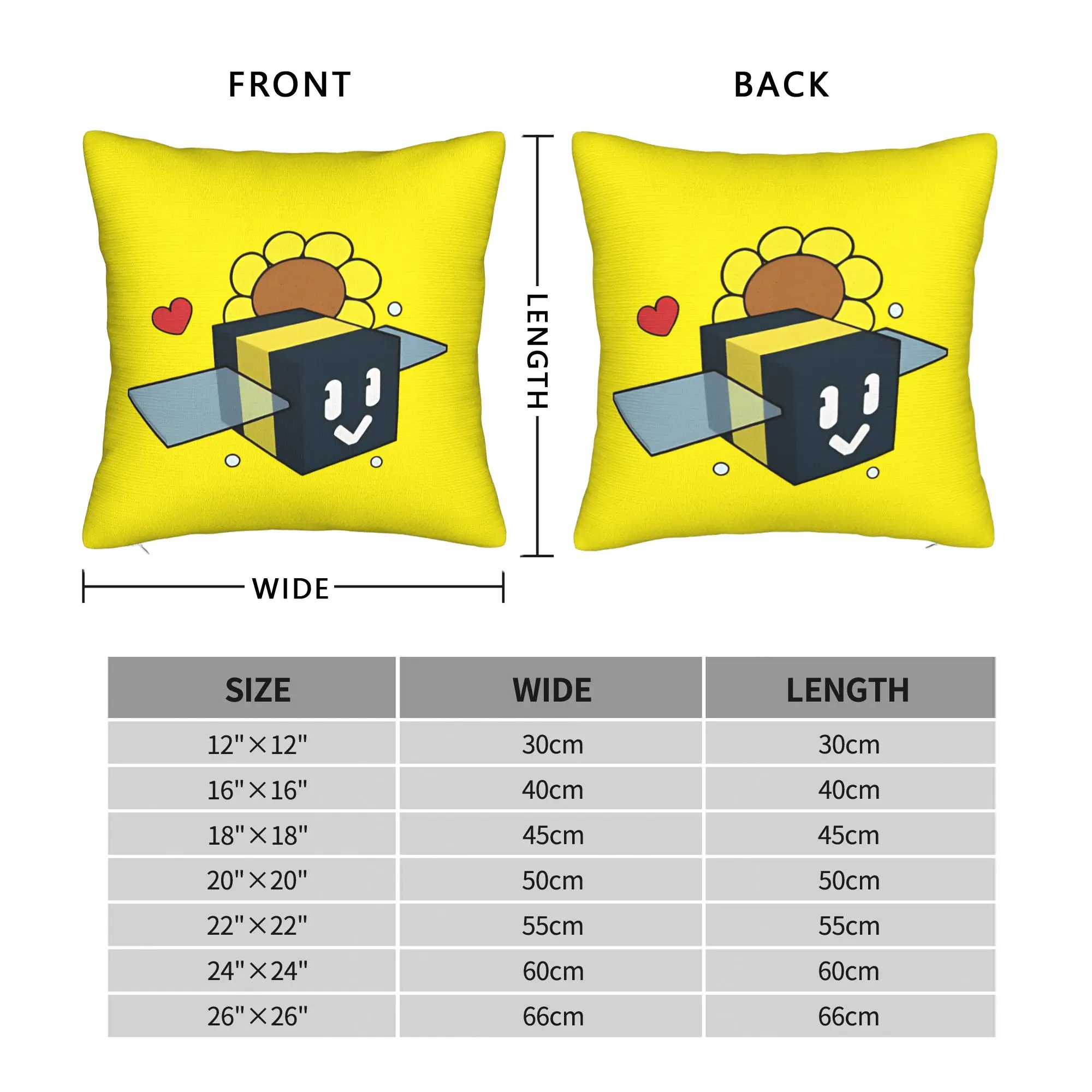 GamingBee swarm simulator  Throw Pillow Cover Polyester Decorative Pillow , Customized Pillowcase
