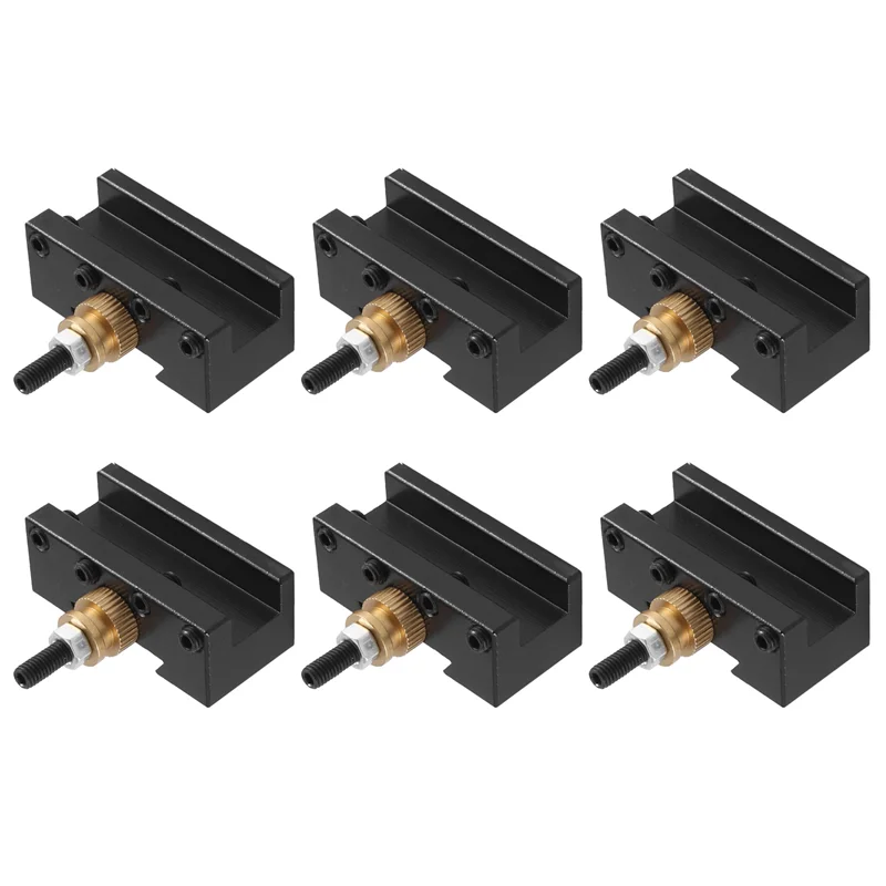 A34R 6PCS Tooling Package Mini Lathe Quick Change Tool Post & Holders Multifid Tool Holder