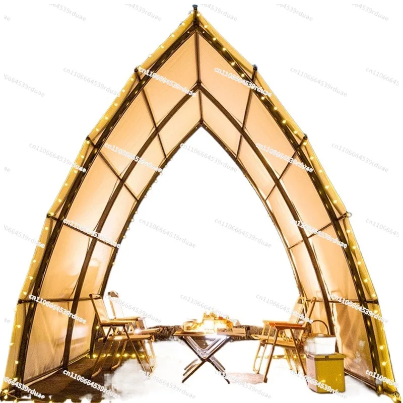 Outdoor sailing tent camping barbecue accommodation tent scenic clock in Internet celebrity restaurant rooftop hotel rain tent