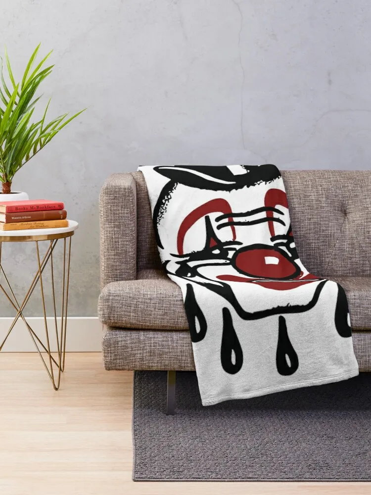 Title Fight Clown Throw Blanket Decorative Sofas Luxury St Decorative Throw Hairy Blankets