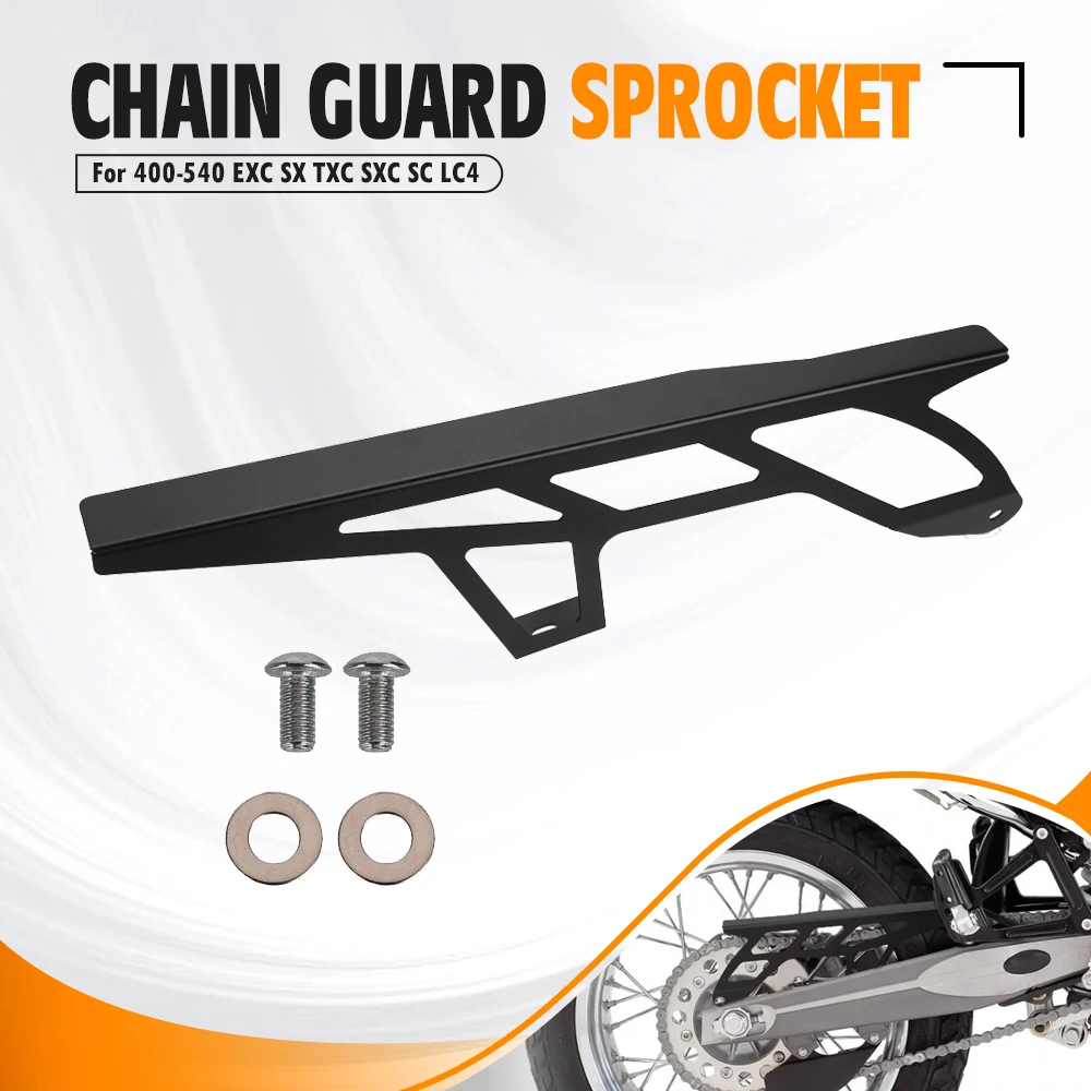 

For 540 625 400 620 640 LC4 ENDURO SX SXC TXC SC LSE LC4 R/E SUPERMOTO Adventure R Rear Wheel Chain Guard Cover Protector
